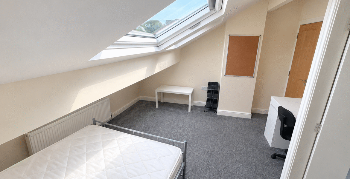Bright Minimalist Attic Bedroom (1)