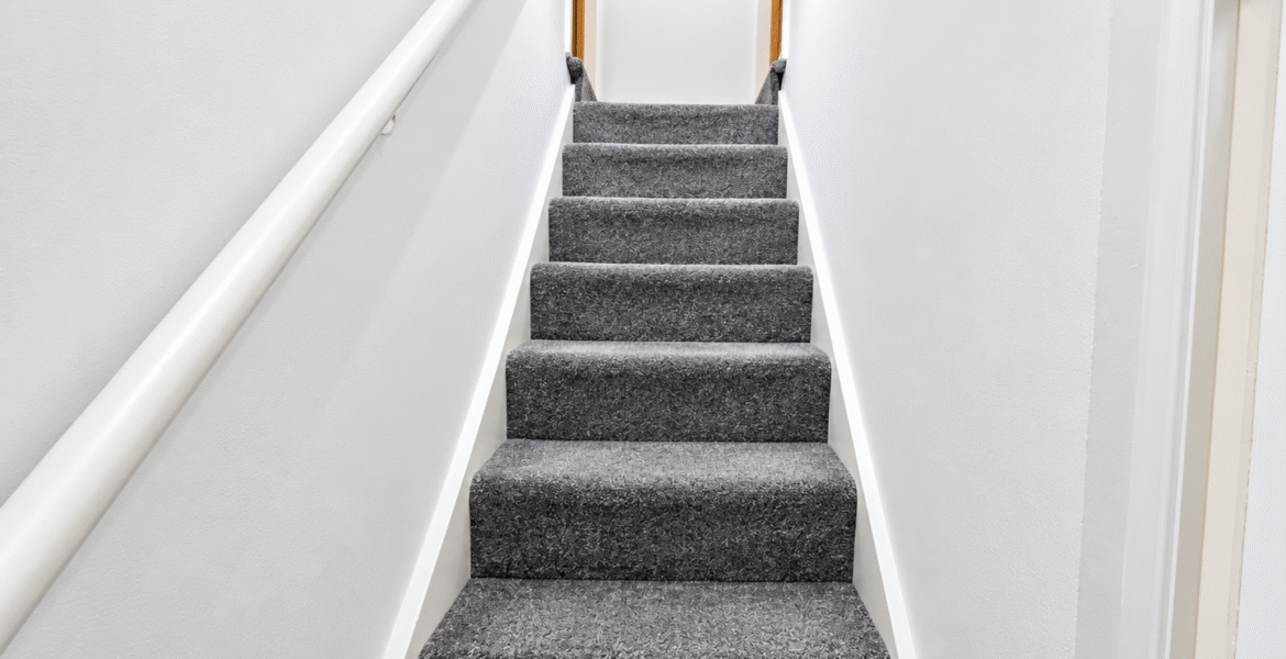 Minimalist Staircase to Warm Landing