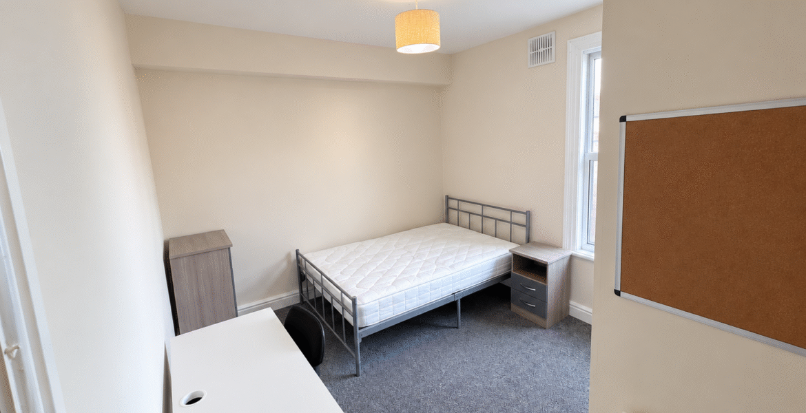 Minimalist Student Bedroom Interior (1)