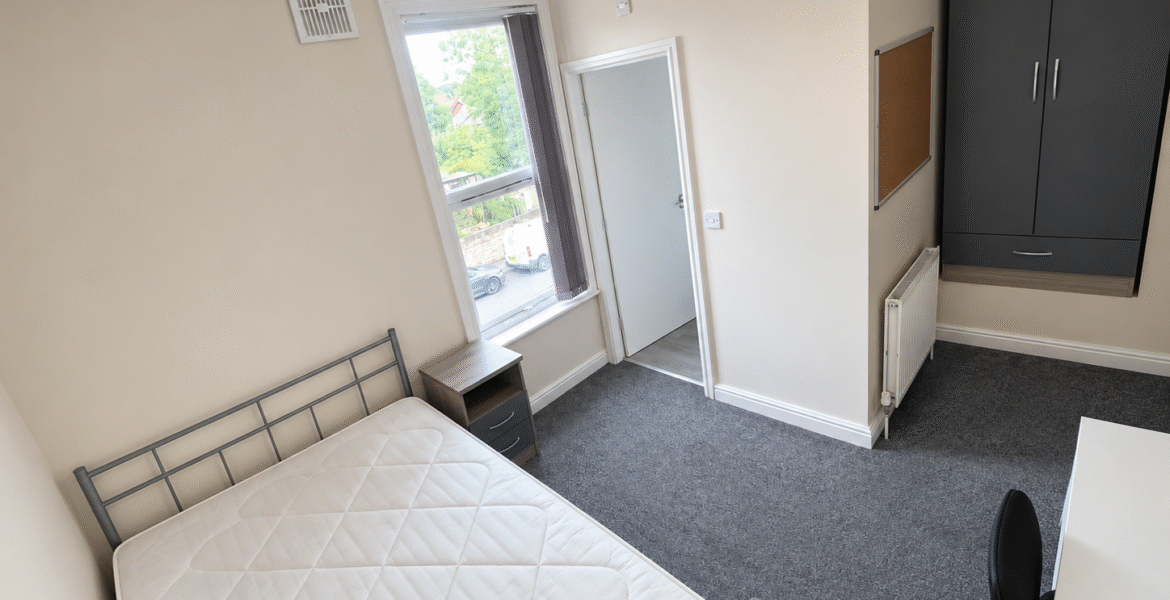Minimalist Student Bedroom Interior (2)