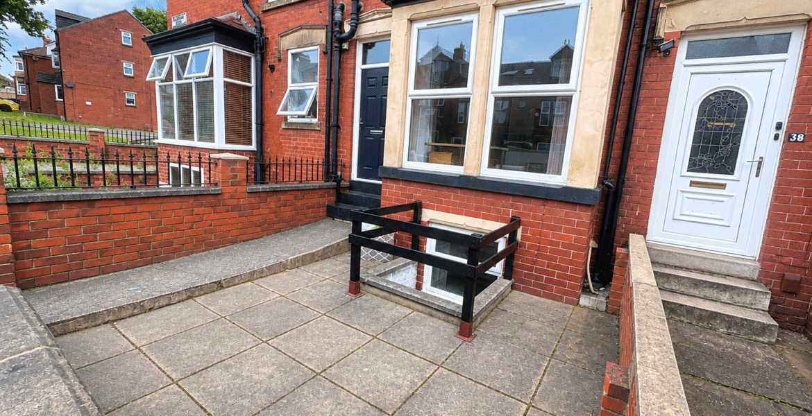 Red-Brick Terrace with Basement Lightwell